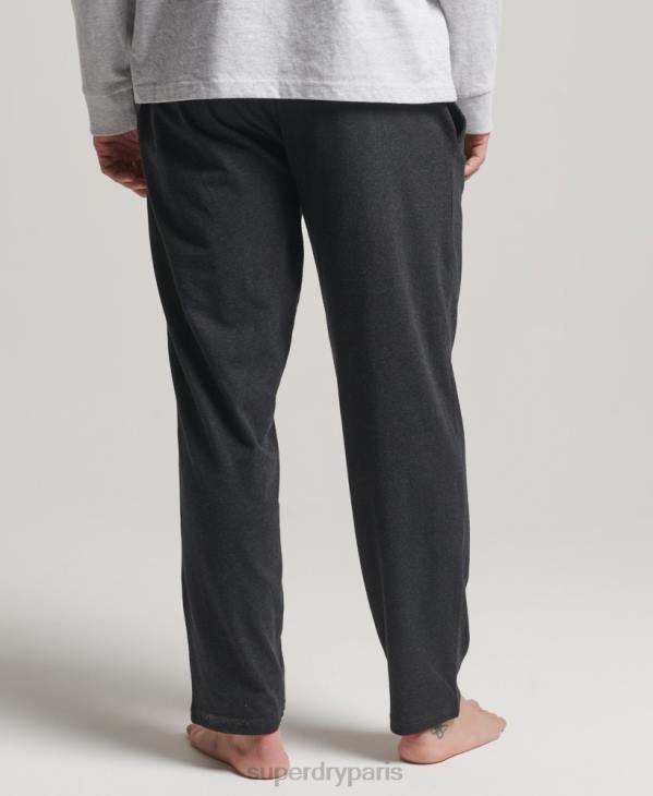 Superdry Hommes pantalon de nuit recyclé D64Z1607 vêtements noir