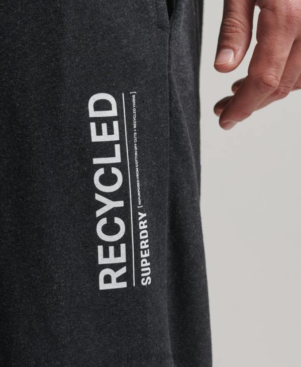 Superdry Hommes pantalon de nuit recyclé D64Z1607 vêtements noir