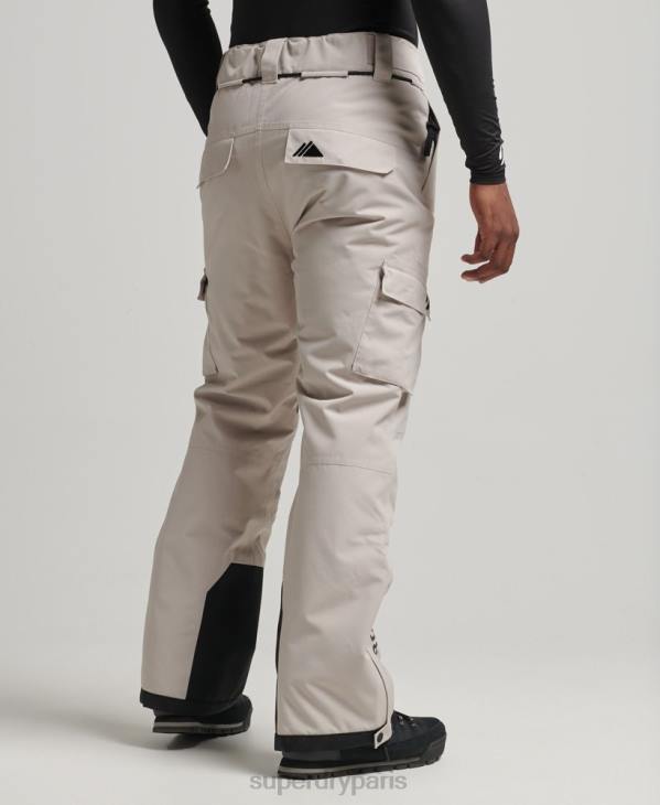 Superdry Hommes pantalon de sauvetage ultime de ski D64Z1371 vêtements gris clair