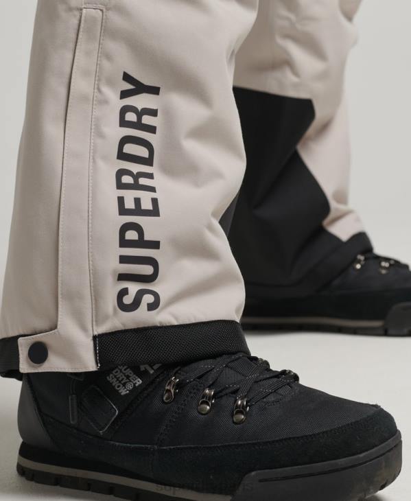 Superdry Hommes pantalon de sauvetage ultime de ski D64Z1371 vêtements gris clair