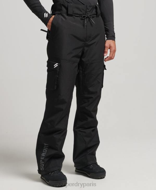 Superdry Hommes pantalon de sauvetage ultime de ski D64Z1372 vêtements noir