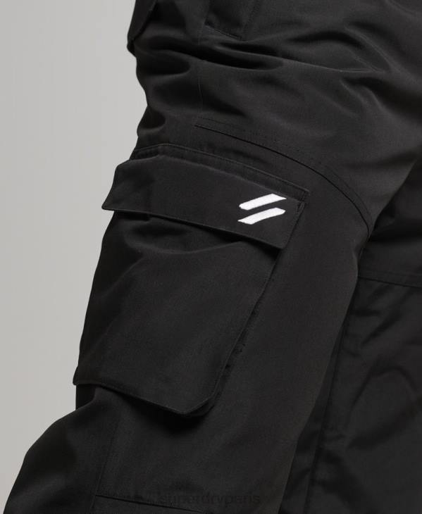 Superdry Hommes pantalon de sauvetage ultime de ski D64Z1372 vêtements noir