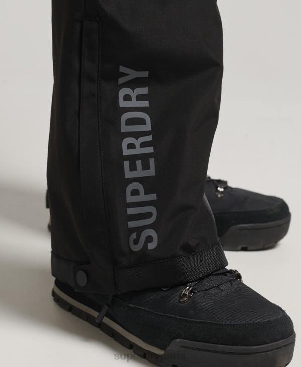 Superdry Hommes pantalon de sauvetage ultime de ski D64Z1372 vêtements noir