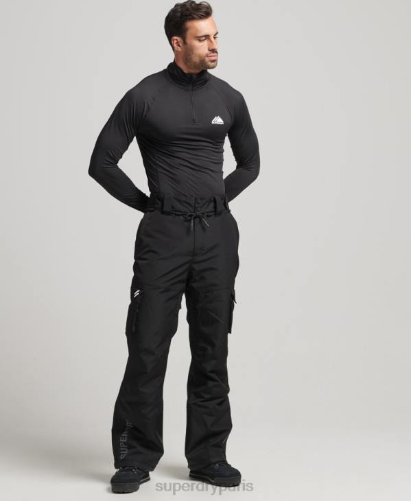 Superdry Hommes pantalon de sauvetage ultime de ski D64Z1372 vêtements noir