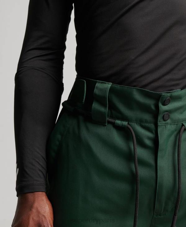 Superdry Hommes pantalon de sauvetage ultime de ski D64Z1380 vêtements vert