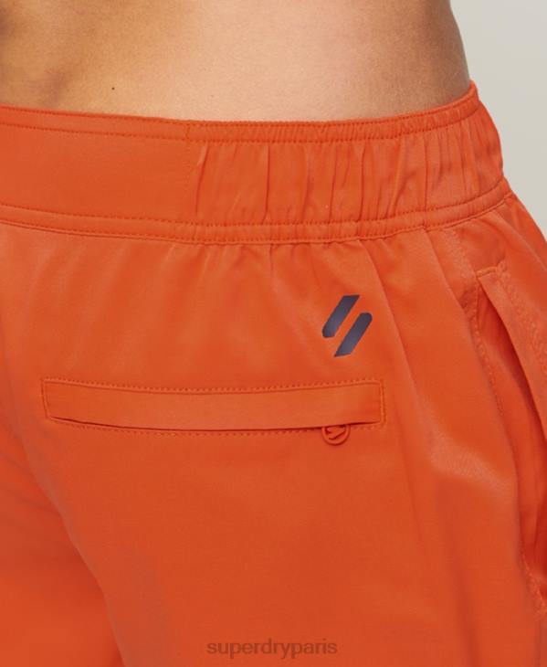 Superdry Hommes boardshort sportswear recyclé D64Z13 vêtements orange