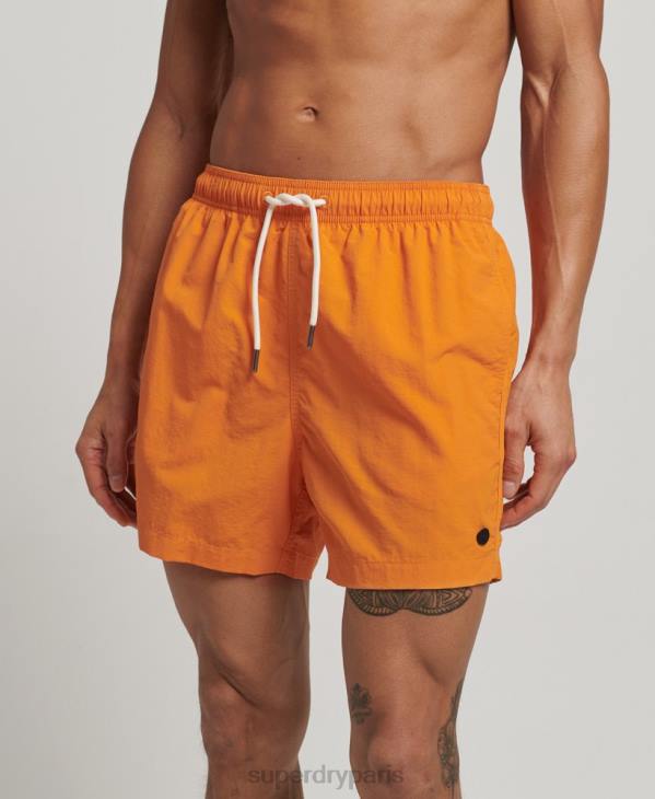 Superdry Hommes short de bain recyclé D64Z102 vêtements orange