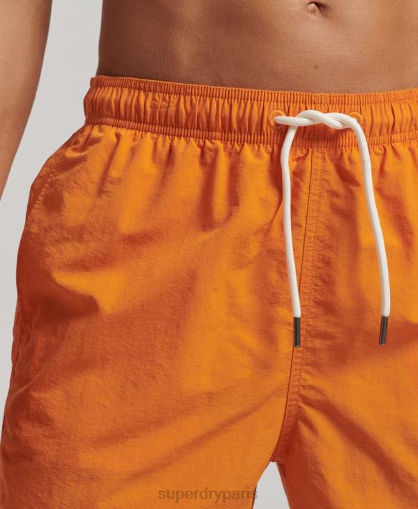 Superdry Hommes short de bain recyclé D64Z102 vêtements orange