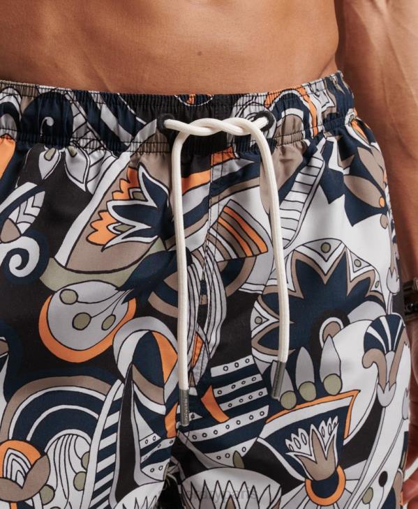 Superdry Hommes short de bain recyclé D64Z386 vêtements noir