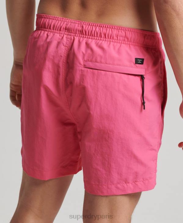 Superdry Hommes short de bain recyclé studios D64Z415 vêtements rose