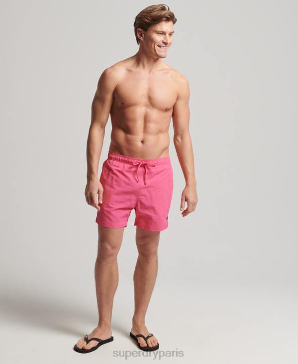 Superdry Hommes short de bain recyclé studios D64Z415 vêtements rose
