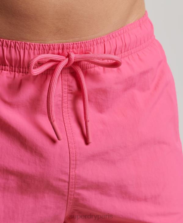 Superdry Hommes short de bain recyclé studios D64Z415 vêtements rose