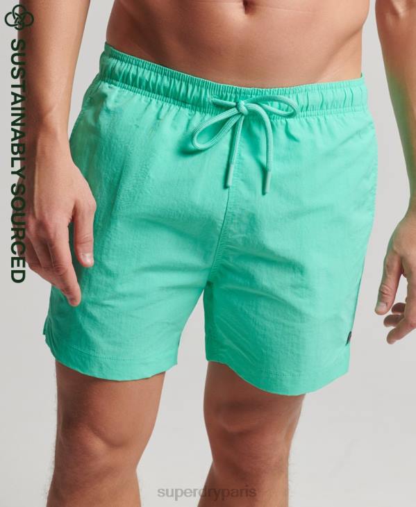 Superdry Hommes short de bain recyclé studios D64Z417 vêtements vert