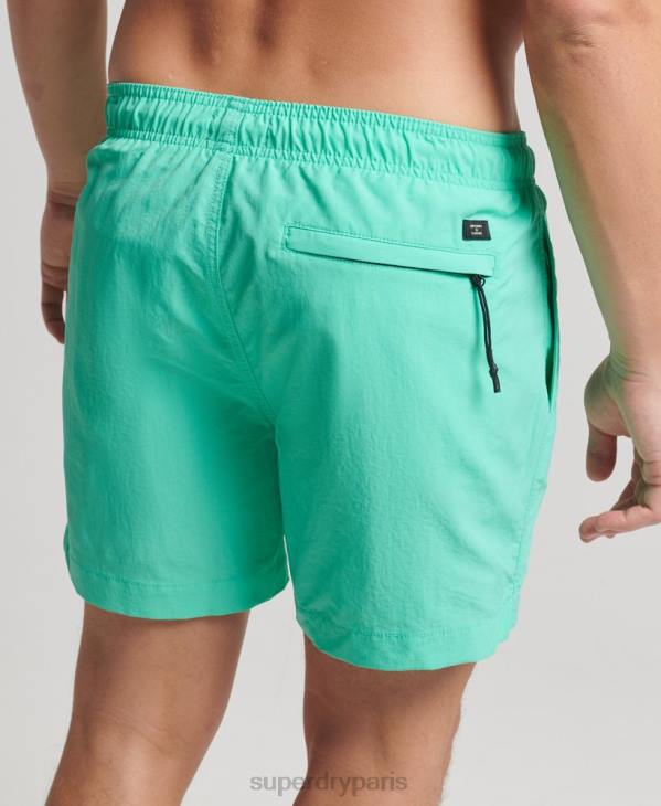 Superdry Hommes short de bain recyclé studios D64Z417 vêtements vert