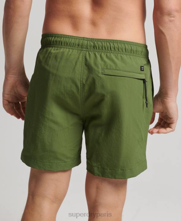 Superdry Hommes short de bain recyclé studios D64Z442 vêtements vert