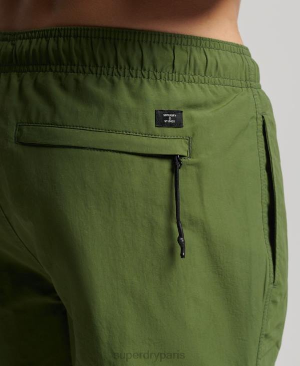 Superdry Hommes short de bain recyclé studios D64Z442 vêtements vert