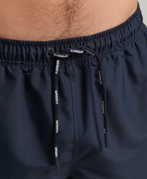Superdry Hommes short de bain recyclé tape 15 pouces D64Z450 vêtements marine