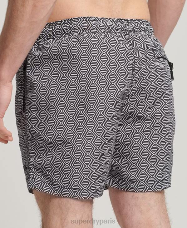Superdry Hommes short de bain studios D64Z431 vêtements gris foncé