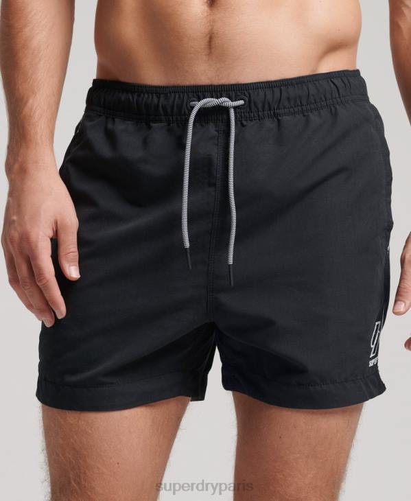 Superdry Hommes short de bain tri series D64Z420 vêtements noir