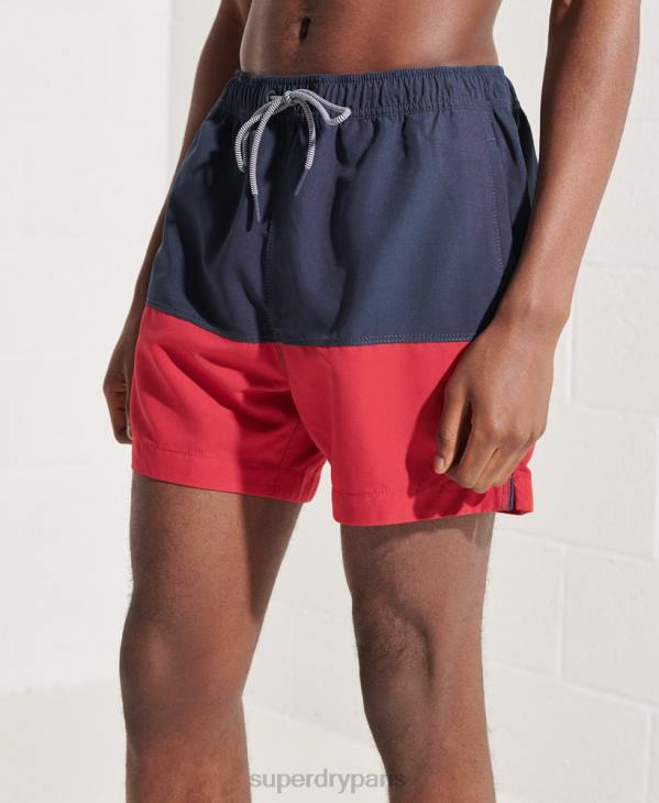 Superdry Hommes short de bain tri series D64Z434 vêtements marine