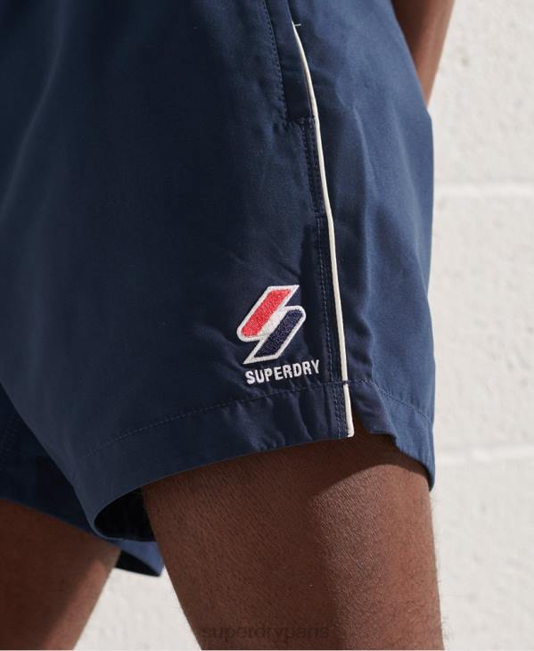 Superdry Hommes short de bain tri series D64Z439 vêtements marine