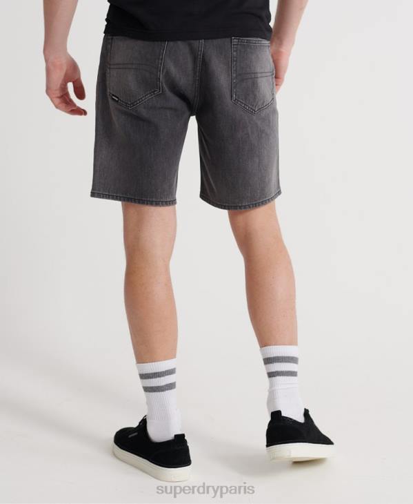 Superdry Hommes 05 short fuselé conor D64Z370 vêtements noir