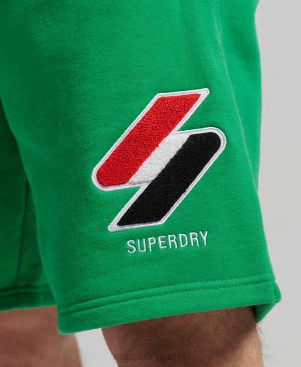 Superdry Hommes code short de survêtement classique D64Z340 vêtements vert