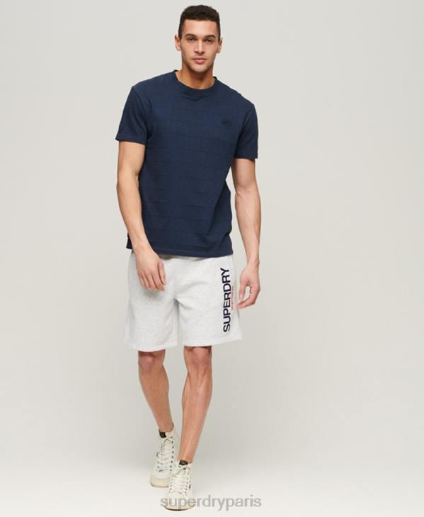 Superdry Hommes short ample sportswear D64Z321 vêtements gris