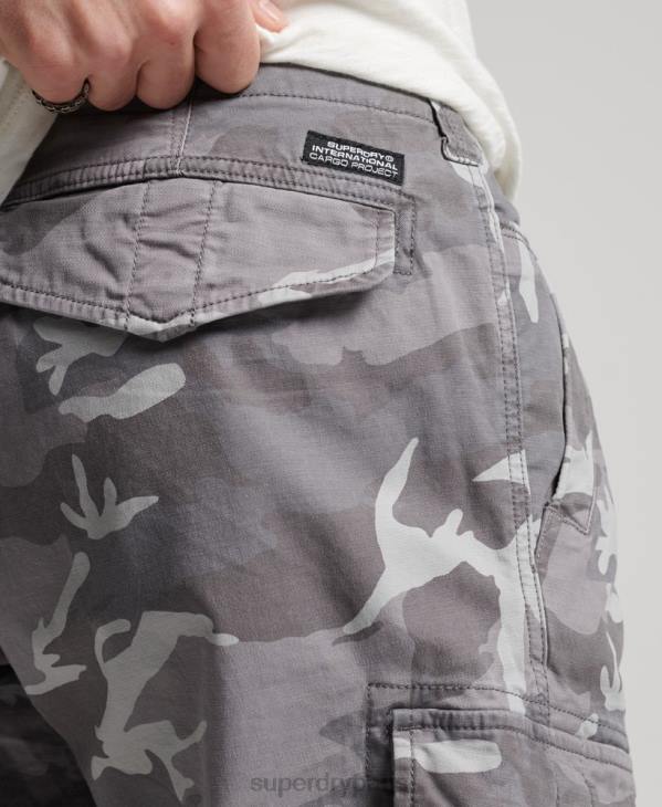 Superdry Hommes short cargo de base D64Z334 vêtements gris clair