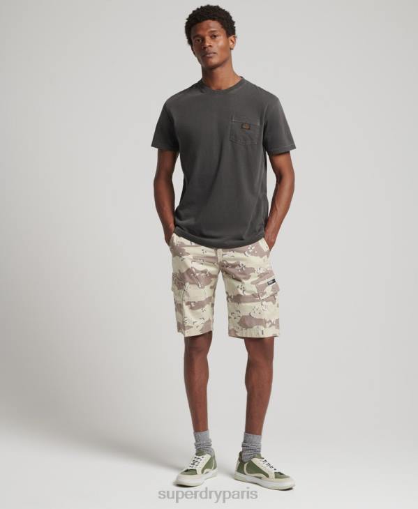 Superdry Hommes short cargo de base D64Z353 vêtements kaki
