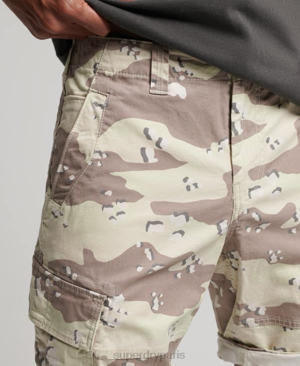 Superdry Hommes short cargo de base D64Z353 vêtements kaki