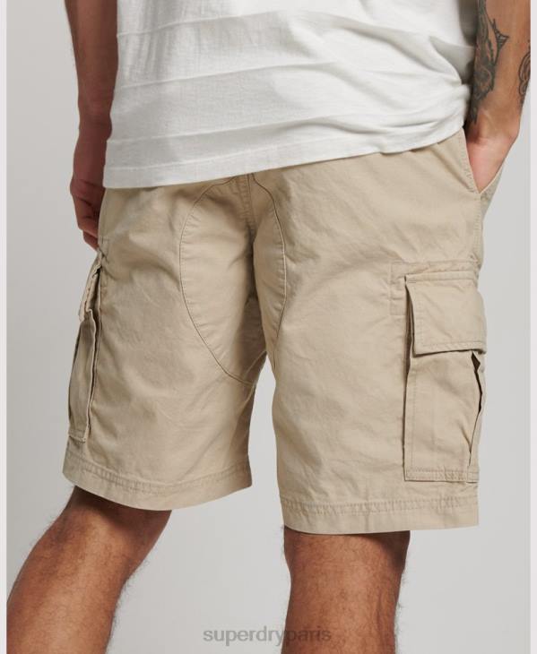 Superdry Hommes short cargo en coton bio D64Z269 vêtements brun