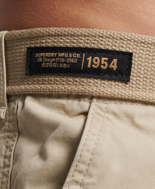 Superdry Hommes short cargo en coton bio D64Z269 vêtements brun