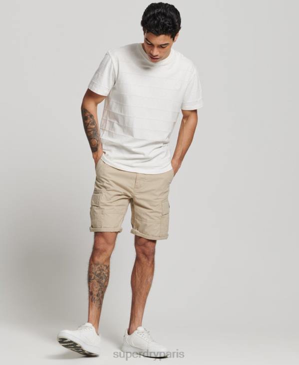 Superdry Hommes short cargo en coton bio D64Z269 vêtements brun