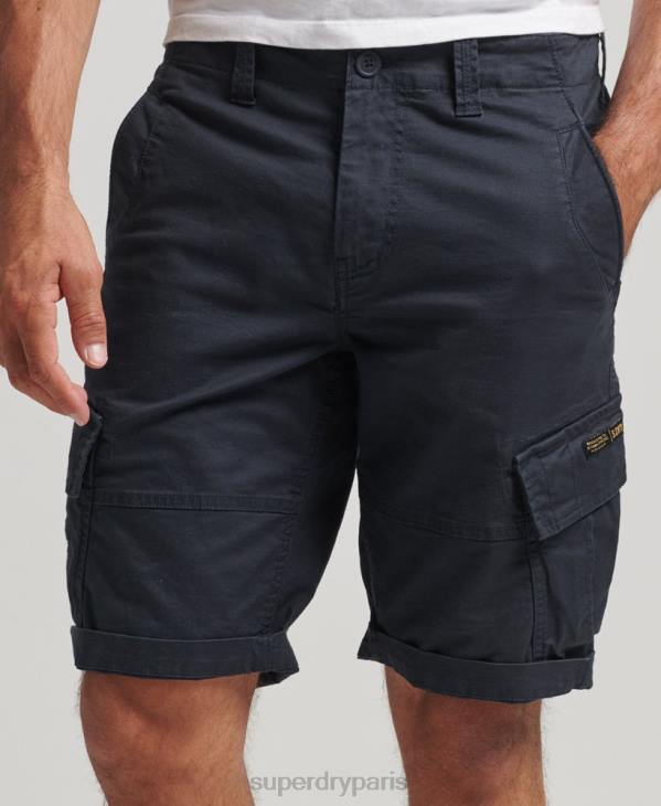 Superdry Hommes short cargo en coton biologique D64Z244 vêtements marine