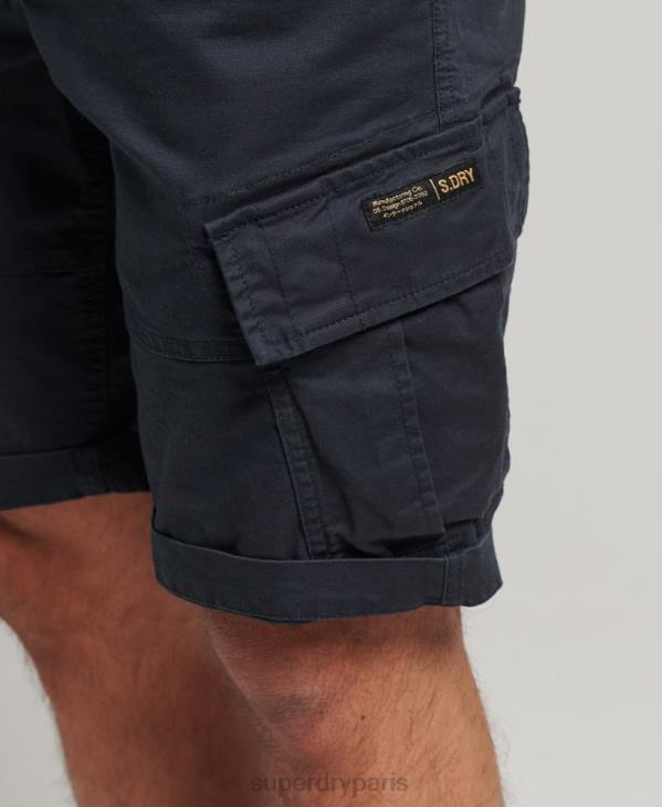 Superdry Hommes short cargo en coton biologique D64Z244 vêtements marine