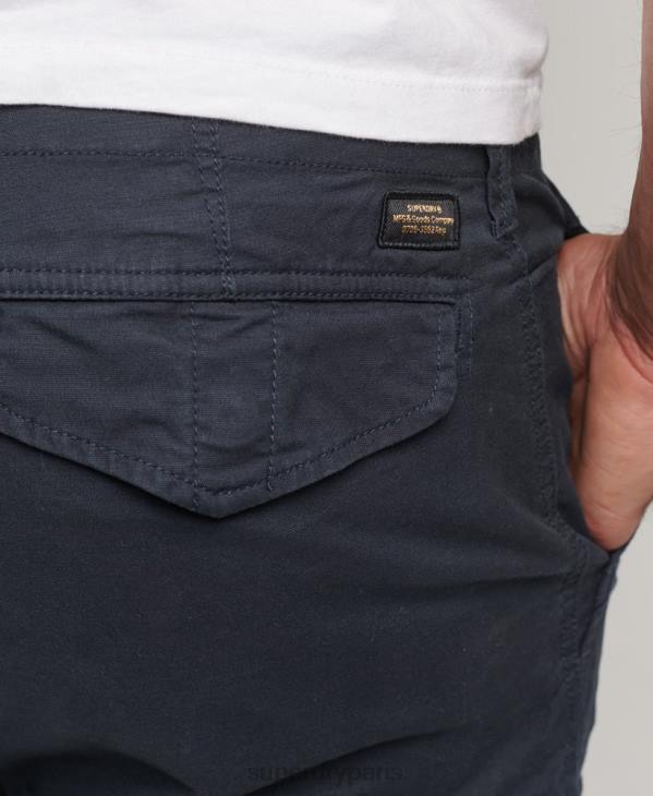 Superdry Hommes short cargo en coton biologique D64Z244 vêtements marine