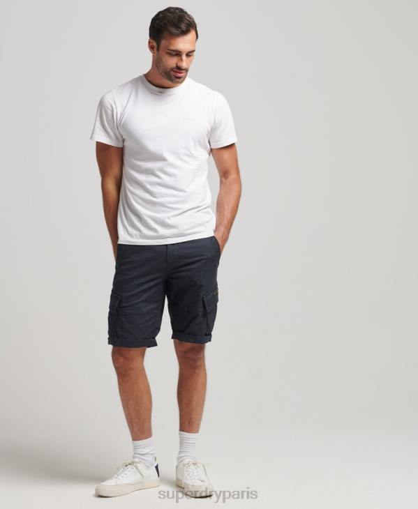 Superdry Hommes short cargo en coton biologique D64Z244 vêtements marine