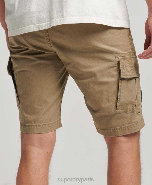 Superdry Hommes short cargo en coton biologique D64Z252 vêtements beige