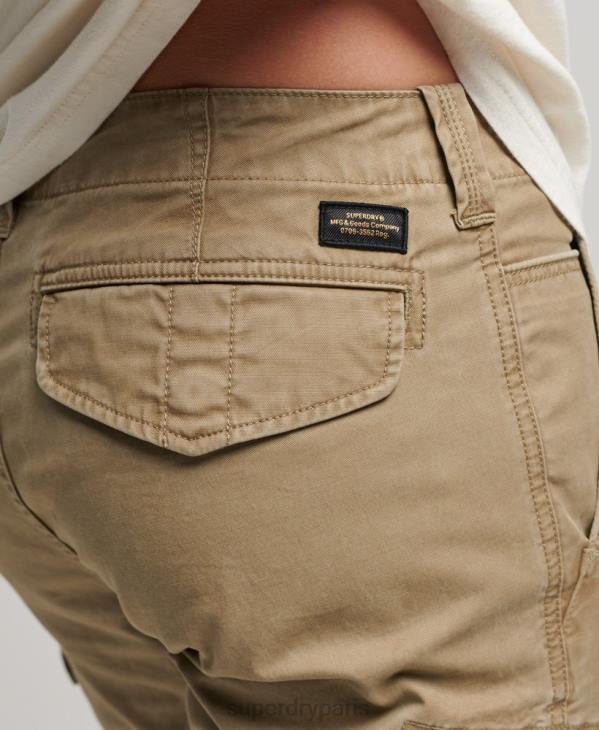 Superdry Hommes short cargo en coton biologique D64Z252 vêtements beige