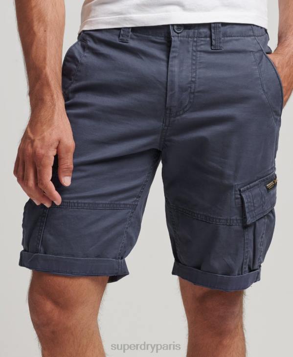 Superdry Hommes short cargo en coton biologique D64Z265 vêtements marine
