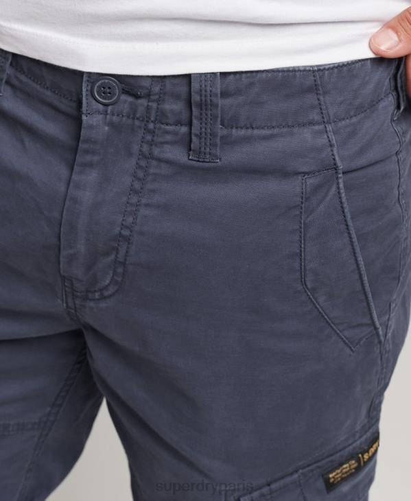 Superdry Hommes short cargo en coton biologique D64Z265 vêtements marine