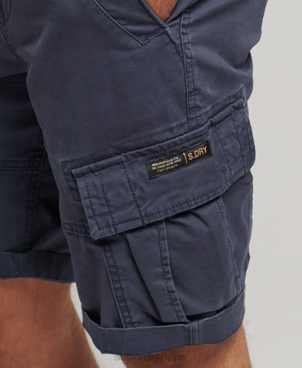 Superdry Hommes short cargo en coton biologique D64Z265 vêtements marine