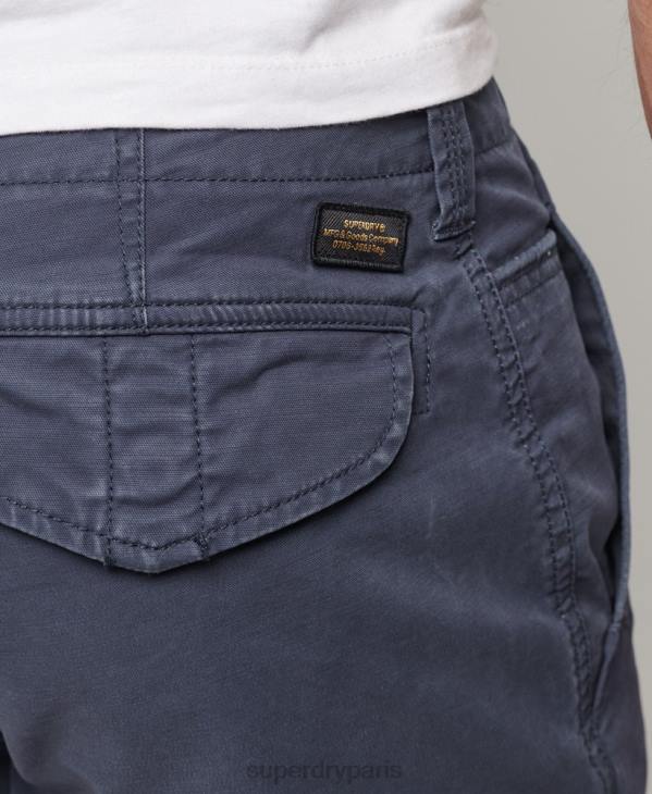 Superdry Hommes short cargo en coton biologique D64Z265 vêtements marine