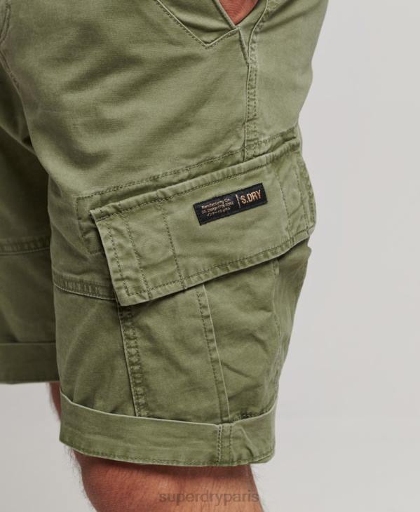 Superdry Hommes short cargo en coton biologique D64Z267 vêtements kaki