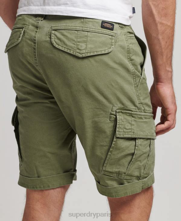 Superdry Hommes short cargo en coton biologique D64Z267 vêtements kaki