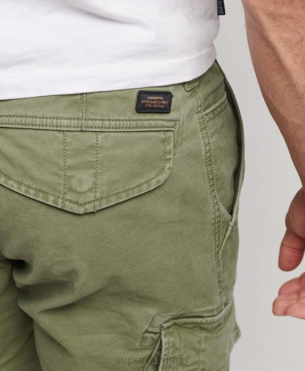 Superdry Hommes short cargo en coton biologique D64Z267 vêtements kaki