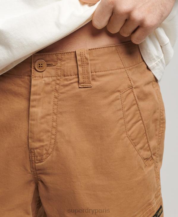 Superdry Hommes short cargo en coton biologique D64Z275 vêtements brun