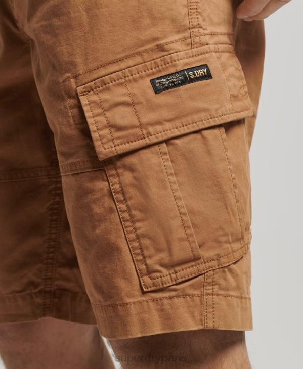Superdry Hommes short cargo en coton biologique D64Z275 vêtements brun