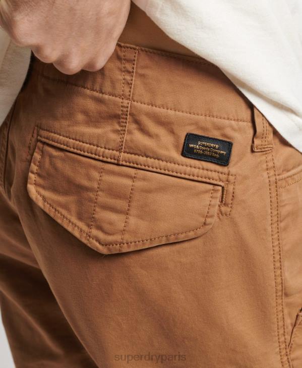 Superdry Hommes short cargo en coton biologique D64Z275 vêtements brun